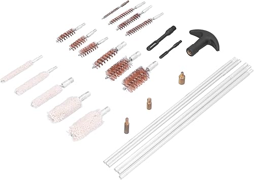 Strumento per la Pulizia del Fucile a Pompa, Calibro 12-410ga Kit di Pulizia Universale per Pistola Forniture con Custodia per Pistola per Pistola - Ysert