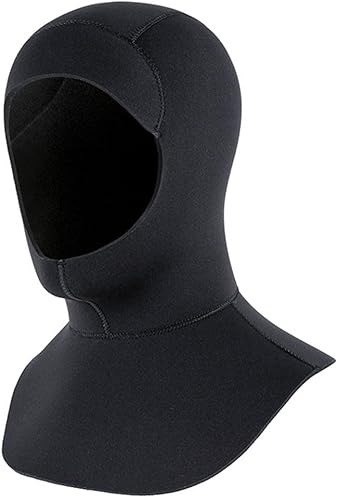 Cappuccio da snorkeling realizzato in neoprene, mantiene la testa calda mentre ti godi il (S/M 3 mm nero) - Ysert