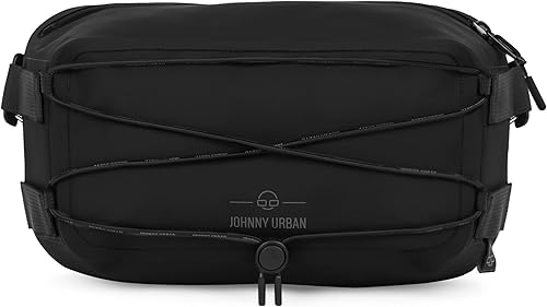 Borsa Manubrio Bici Impermeabile Nero - Arlo - 2 in 1 Borsa Bici e Tracolla - Borsa Bikepacking per Manubrio Anteriore - Borsa per Bicicletta - Resistente all'Acqua - Ysert