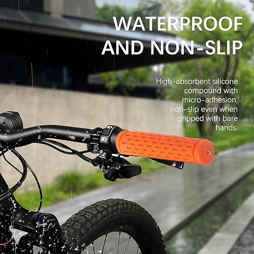 Manopole per Bici Bambino,Impugnature per Biciclette Antiscivolo in Gomma,Diametro 22,2mm,per MTB,BMX,Mountain,Downhill,Foldable,Urban Bicycles,Scooter - Ysert