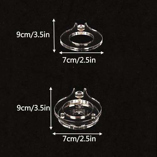 Supporto per spada laser a parete per esposizione verticale a parete (trasparente, 1 foro) - Ysert