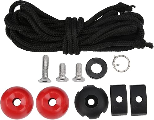 Timone per Kayak, Timone per Canoa Lega di Alluminio Kit Attrezzatura per Il Controllo della Direzione del Piede del Timone della Barca da Pesca per Kayak - Ysert