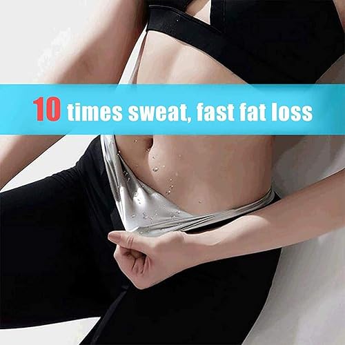 Rvtkak Leggings da allenamento da donna a vita alta, 2 in 1 per sauna per allenamento perdita di peso, pantaloni dimagranti, pantaloni da allenamento per sauna - Ysert