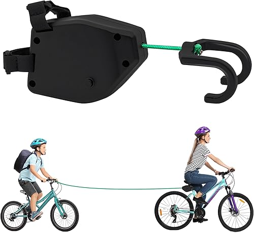 Corda di Traino per Bicicletta, 2.5M Corda di Traino Retrattile per Bambini,Corda Traino Bici Bambino, Cintura di Trazione della Bicicletta per Bicicletta MTB - Ysert