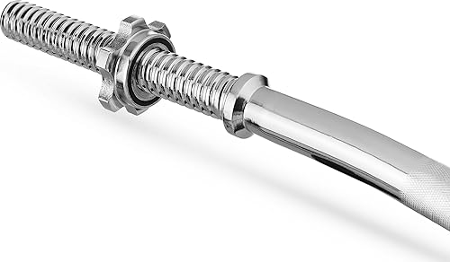 Bilanciere – Manubrio – Manubrio – Acciaio temprato – SZ – Pesi fino a 85 kg – Ø 27 mm – 120 cm di lunghezza – scanalato – morsetti a stella - Ysert