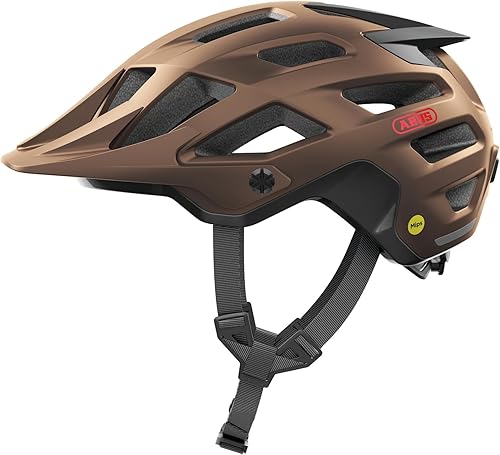 ABUS Casco MTB Moventor 2.0 MIPS - da bici con protezione dagli impatti per l'uso off-road all-mountain, unisex Grigio opaco, M - Ysert