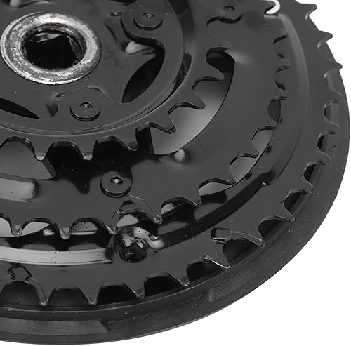 Guarnitura in Acciaio Ad Alto Tenore di Carbonio Guarnitura per Pedivella per Bici Guarnitura per Bicicletta per Mountain Bike Guarnitura per Bici Guarnitura di Ricambio con Movimento Centrale - Ysert