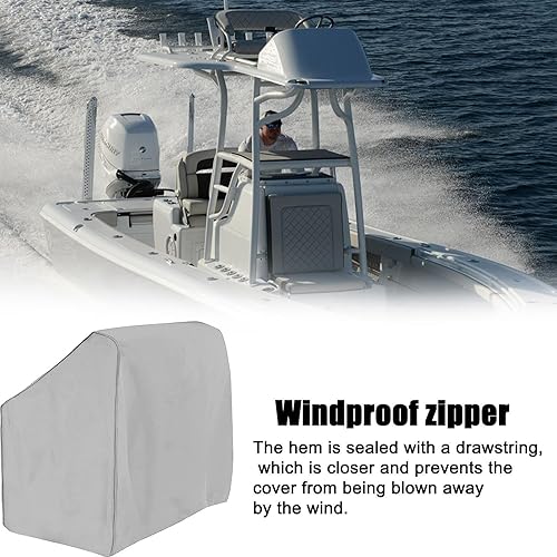 Coperture per consolle Centrale per Barche - Copertura per Console Impermeabile 600d Marine Grade Protezione Solare - Copertura Console Centrale per Barca, Adatta Fino a 45' H X 40' - Ysert
