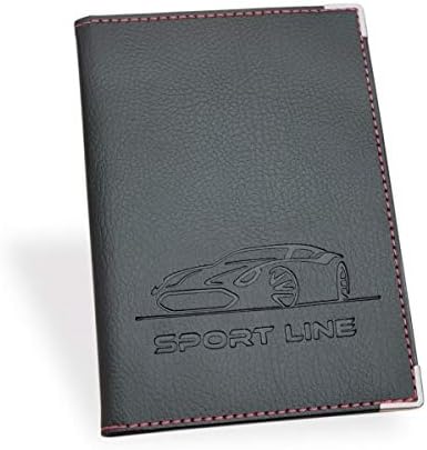 Custodia in ecopelle per Libretto Circolazione Auto « Sport Line » di alta qualità - Ysert