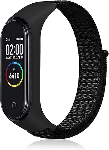 Niboow Cinturino per Xiaomi Mi Band 6/Mi Band 5/Mi Band 4/Mi Band 3/Amazfit Band 5, Nylon Regolabile Cinturini per Xiaomi Mi Band 6/Mi Band 5/Mi Band 4/Mi Band 3/Amazfit Band 5 - Ysert