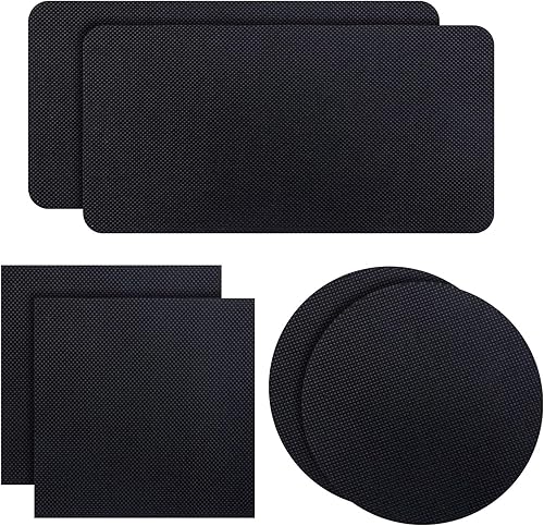 6pz Kit di Riparazione Toppe per Trampolino, 3 Stili Toppe Toppe Autoadesive per Trampolino Accessori per Trampolino per Riparare Fori o Strappi nei Tappetini per Trampolino - Ysert