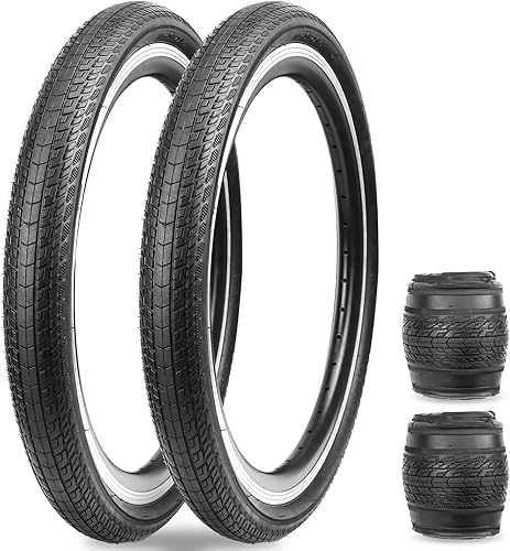 Bicicletta Pneumatici 20/24/26 Pollici - Coppia di Pneumatici BMX 20/24/26 x 1,75 Pollici, Bici BMX Bambini, Mtb Bike, Pneumatici Touring Bike Serie 2 - Ysert