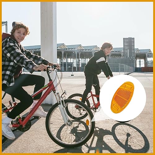 Catarifrangente per Raggi di Bicicletta, 10pc Catarifrangenti Raggi Ruota Bici, Catarifrangenti Raggi, Riflettori Raggiera Bicicletta, Catarifrangenti per la Guida Notturna su Tutti i Tipi di Bici - Ysert