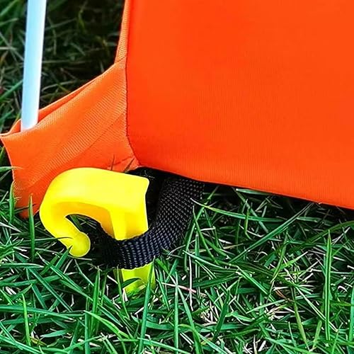 20 pezzi picchetti di plastica per tende 14,6 cm picchetti da giardino forte e durevole tenda per tende campeggio giardino e all'aperto (Verde) - Ysert