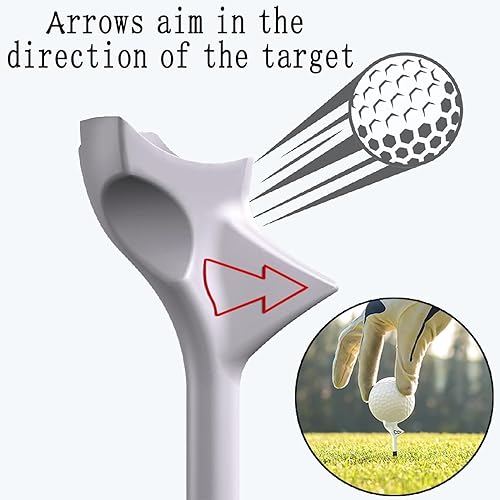 Flightpath, 10 tee da golf, infrangibili a 10°, in plastica, a basso attrito e resistenza, in plastica, per aumentare la distanza - Ysert