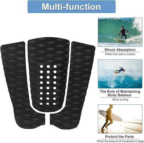 Tavola da Surf Traction Pad in Eva Antiscivolo Trazione Pad Tailpad Deck Grip Tavola da Surf Accessori da Surf - Ysert