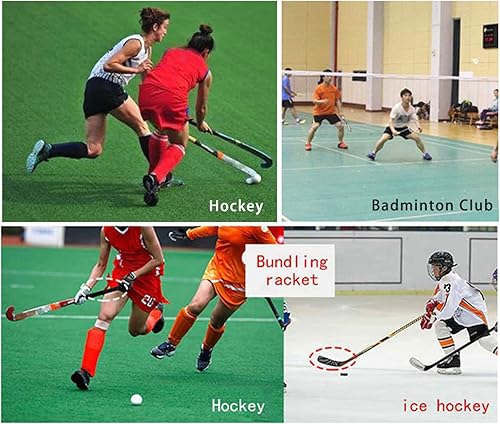 Rotolo di nastro per bastone da hockey, nastro adesivo antiscivolo per hockey su ghiaccio, autoadesivo, resistente all'usura, impermeabile, giallo - Ysert