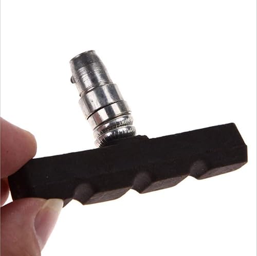 4 Paia Pastiglie Freni V-Brake Impostati con Dadi e Spessori V-Brake Pattini Freno per Blocco Freno V 70mm per Bici da Strada,Mountain Bike (Nero) - Ysert