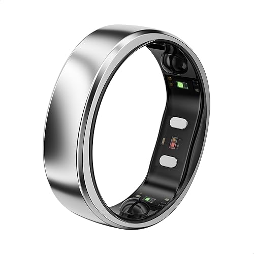 Gen 2 Air Smart Ring, Anello Intelligente AI Ultra Sottile, 10 Giorni di Batteria, Tracker Fitness/Stress/Frequenza Cardiaca per Donne e Uomini, iOS/Android Compatibile (Dune Oro, 13) - Ysert