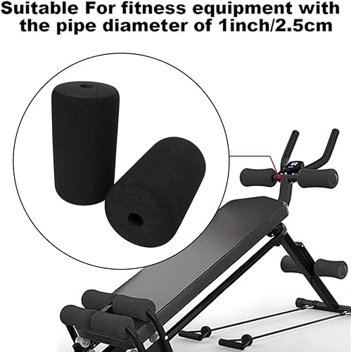 SPORTARC 2Pcs Schiuma Foot Pad Rullo Set di Sollevamento Panca Gamba Stretch Piede Schiuma Pad Rullo Per La Casa Palestra Attrezzature di Esercizio Attrezzature di - Ysert