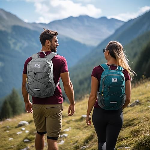 SKYSPER Zaino Pieghevole Ultraleggero 12L, Impacchettabile Unisex Resistente all'Acqua per Viaggi Escursioni Ciclismo - Ysert