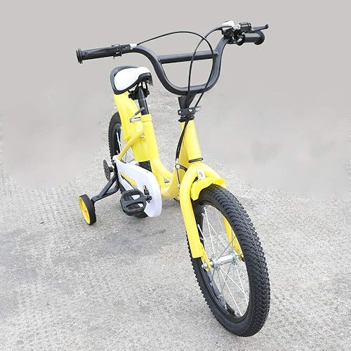 TFCFL WUPYI2018 Freestyle 16 pollici bici per bambini per ragazzi ragazze bambini bicicletta bambino bici unisex bambini ruota bici (giallo) - Ysert