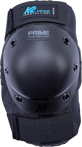 K2 Skates Unisex-Adult Protezioni per pattini in linea K2 PRIME PAD SET W — black - blue — L (Knee: A:41-45cm B:36-39cm / Elbow: A:27-30cm B:26-29cm / Wrist: A:22-24cm B:19-21cm) — 30E1414 - Ysert