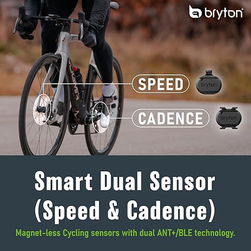 Bryton Ant+/ble No Magnet Dual Speed And Cadence Sensor One Size - Ysert