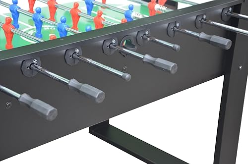 Calcio Balilla Professionale Socrate - Design Italiano Premium | Esperienza di Gioco Autentica - Gambe in Legno Massello - Aste Uscenti o Telescopiche, Piano Vetro Temperato - NG Biliardi - Ysert