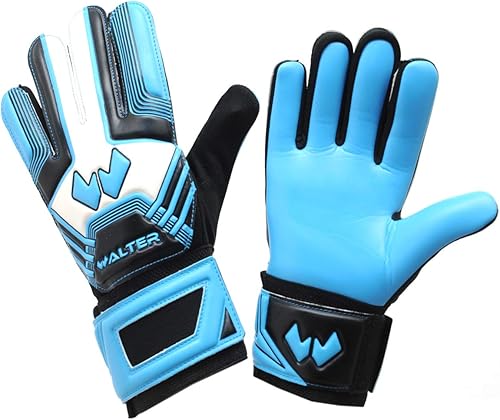 Guanti da Portiere Professionali Modello Middle (10, Azzurro) - Ysert