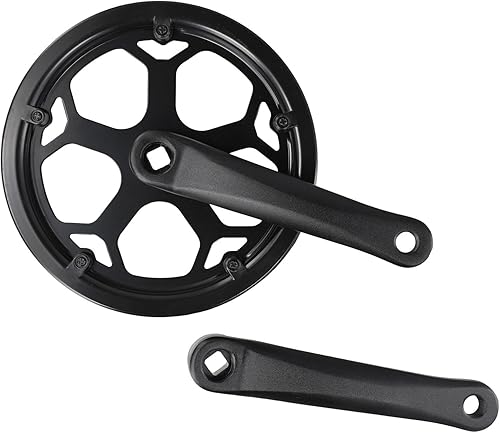 Guarnitura per bici da 170 mm, 40T/48T/52T, guarnitura quadrata conica per mountain bike a velocità singola (48T) - Ysert