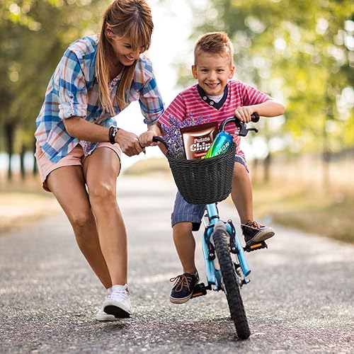 Cestino Bici Bambina, Cestino Bici Bambino per Ragazze Ragazzi, Cestino Bicicletta Bambina Piccola, Intrecciato a Mano, Stretto e Robusto - Ysert