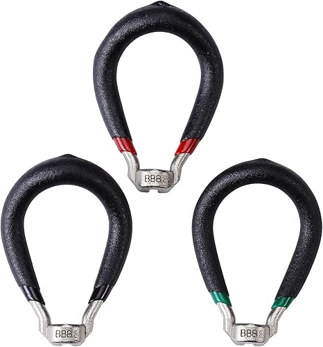 BBB Set di Chiavi a Raggi Protune da 3,2 mm/3,3 mm/3,5 mm 0,3 cm/0,1 cm Bici e Riparazione per Tutte Le Biciclette, Attrezzi da Officina per Manutenzione Btl-183s, Strumento Unisex, Nero, Multiple - Ysert
