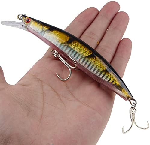 Sztuczna przynęta wędkarska 5 sztuk 13 cm 23 g Swimbait Minnow zestaw przynęt NA ryby zestaw przynęt NA szczupaki, pstrąg, sandacza, okonia, słodkiej wody słonej wody słonej - Ysert