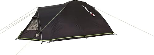 High Peak Talos 3, Tenda Unisex-Adulto, Grigio Scuro/Verde, 330 x 190 x 130/110 cm - Ysert