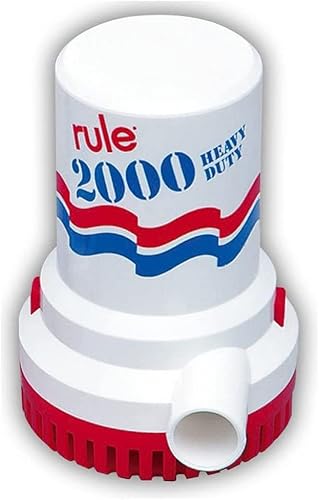 Pompa di sentina Rule, 9000 Litri all'ora, Non Automatica - Ysert