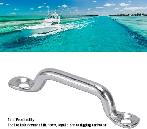 Fibbie per Ponte in Acciaio Inossidabile 316, Kit da 10 Pezzi in Acciaio Inossidabile con Passante per Barca, Occhiello per Piastra Ad Arco, Impermeabile, Antiruggine per Il Fissaggio - Ysert