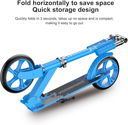 K IKIDO - Monopattino per adulti-pieghevole-caricato fino a 150 kg - Ysert