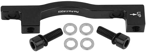 Adattatore Freno a Disco per Bici, Adattatore per Montaggio Post da 160 a 203 Adattatore per Pinza Freno a Disco per Bici(Nero) - Ysert