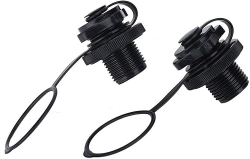 2 Pezzi Valvola per Gommoni, Spine a Spirale per Barche Gonfiabili, Valvola Aria Gonfiabile Barca Kayak Tappo per zattera Sostituzione Gonfiaggio Sostituzione Valvola a Vite per dirigibile - Ysert