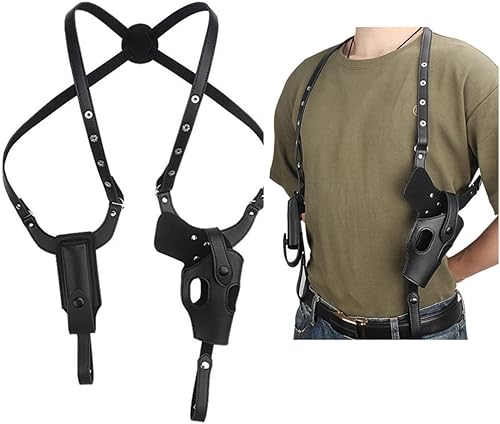 Tattica Nascosta Pistola Fondina Militare Pelle Spalla Ascella Pistola Pistola Portare Sacchetto per G17 19 Accesso alla Caccia - Ysert