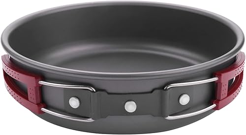 Giilayky Camping Padella All'aperto Portatile Antiaderente Picnic Escursionismo Utensili Frittura Padella - Ysert