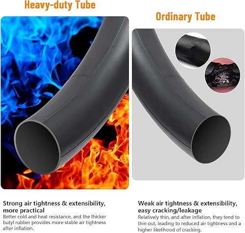 Confezione da 2 camere d'aria di ricambio per passeggini BoB Revolution SE, Pro, Flex, SU, Strides Series, Ironman Passeggini e Bike Tube AV16x1.75/1.95/2.10/2.125 valvola MTB - Ysert