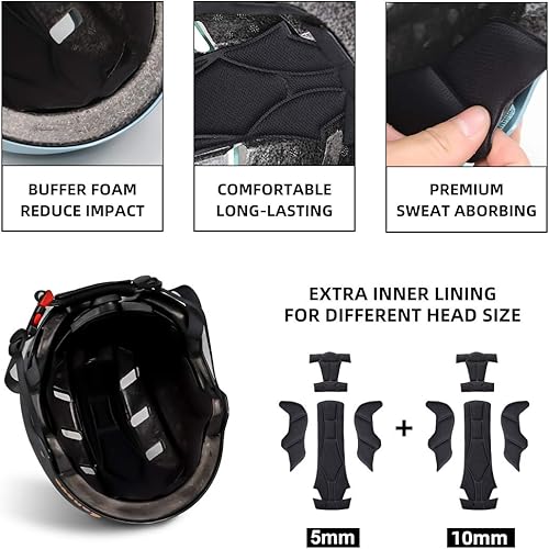 LANOVAGEAR Set di Casco Protezione Bambini con Casco Regolabile Ginocchiere Gomitiere e Polsiere per Skate Bicicletta Pattinaggio Monopattino Skateboard (2-8Anni - Ysert
