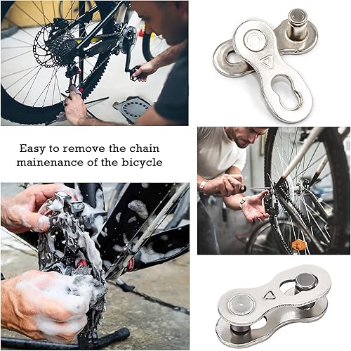 GIAK Bicicletta Catena Collegamento 10 Paia Velocità Catena Della Bicicletta Manca La Bicicletta Collegamento 6-7-8 9 10 11 velocità Catena Bicicletta Connettore a Sgancio Rapido - Ysert