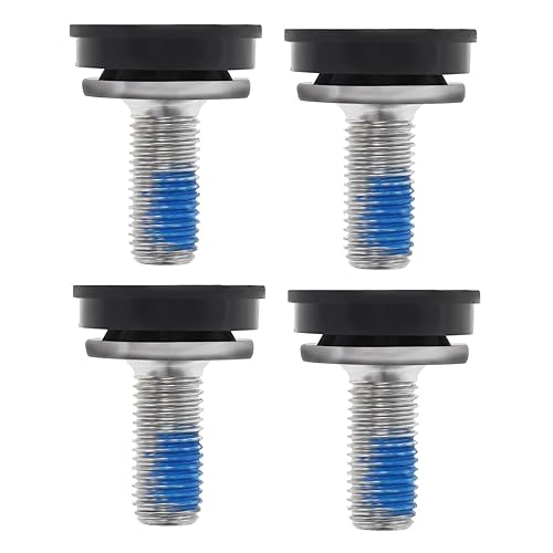 Viti per Cuscinetti a Pedale, 4Pz Bulloni M8 x 18 mm per Pedivella Bici, Viti per Pedivella, Viti Filettate M8 a Testa Esagonale Viti per Braccio a Manovella per Bici, Impermeabili, Prova di Sabbia - Ysert