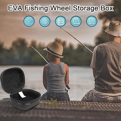 Borsa per mulinello da pesca, EVA Borsa per mulinello da pesca portatile per esterni Custodia protettiva per ruota di pesce Custodia per il trasporto - Ysert
