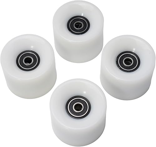 Ruote per skateboard e longboard, 4 pezzi, 78A, per skateboard e longboard ABEC-9, distanziali con cuscinetti ABEC-9, set per skateboard (arancione) - Ysert