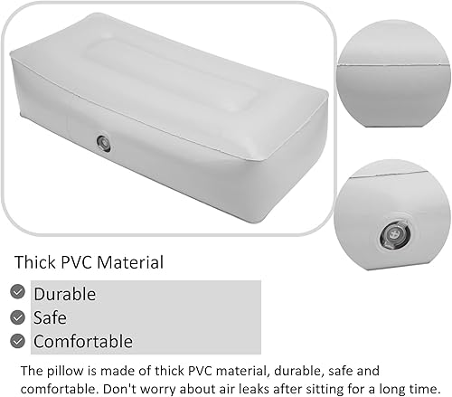 DAUERHAFT Sedili per Barche Sedile Gonfiabile per Kayak , Cuscino per Sedile per Canoa per Kayak Resistente all'umidità , Comodo Cuscino per Barca da Pesca , per progetti all'aperto - Ysert