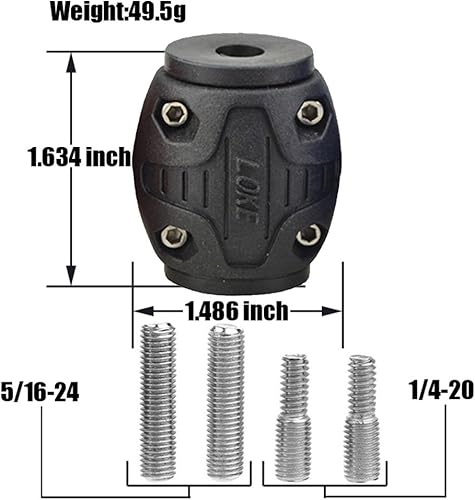 Stabilizzatori tiro con l'arco Equilibratore Contrappeso Composto Arco Dispositivo di smorzamento Arco ricurvo Dispositivo anti-urto - Ysert